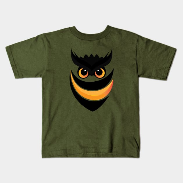 The owls eye Kids T-Shirt by Express Yourself everyday